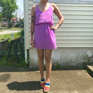 Lilac spring/summer mini dress
